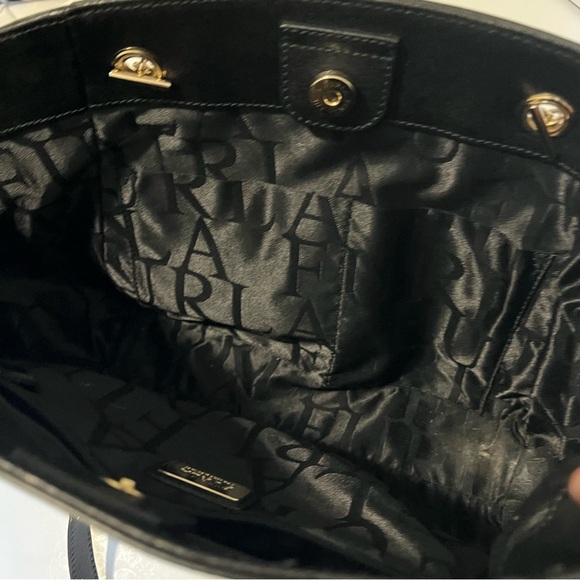 Furla Black Shoulder Bag with Gold Chain - Picture 11 of 16